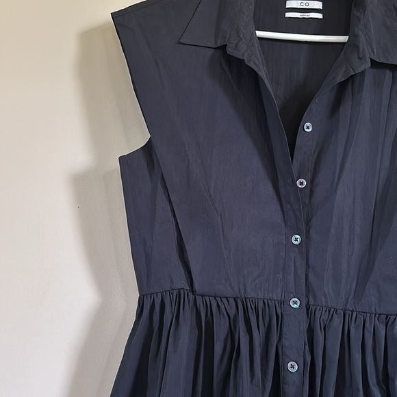 CO
Black Sleeveless Placket Dress - Picture 5 of 8